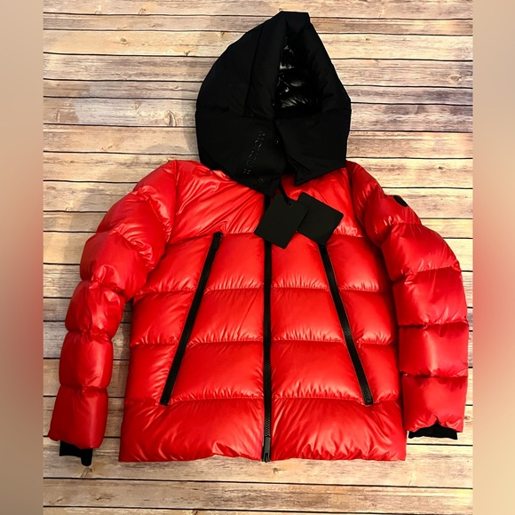 Moncler Zubair Zip-up Jacket Red Size 1 New - Picture 10 of 16